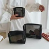 1/3pcs Mesh Clear Cosmetic Bags Small Large Black Makeup Bag Portable Travel Toiletry Organizer Case Lipstick Storage Pouch 3