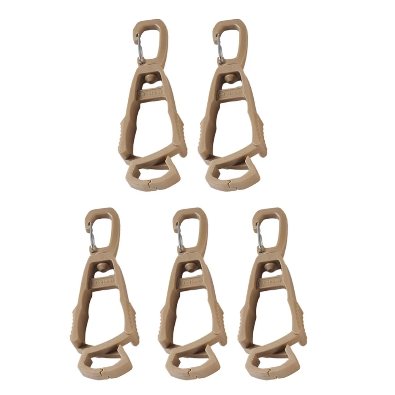 

5 Pcs Work Safety Clip Gloves Keeper Gloves Belt Clips for Worker Construction Dropship