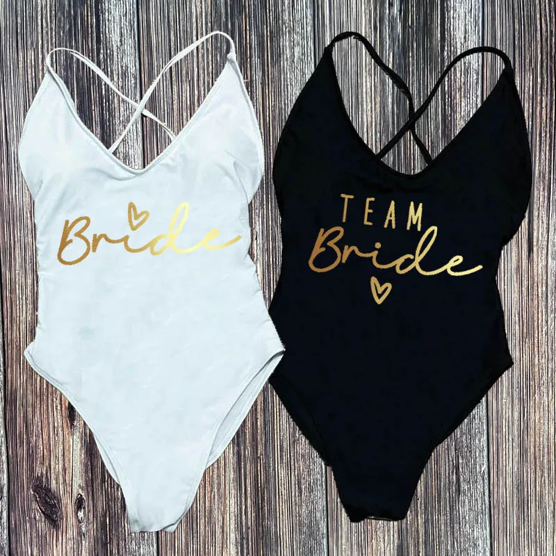 One Piece Swimsuit Women Sexy Padded Summer Bathing Suit Beachwear Bachelorette Party S-3XL