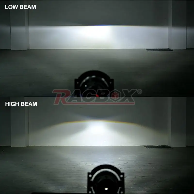 2.5 inch H11 HID Fog Light Bi-xenon PTF Lens High Low Beam Fog Lamp Metal Projec