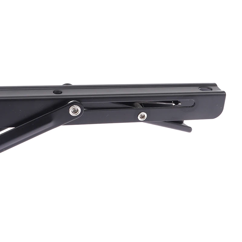 1 stück Campervan Klapp Halterung Tisch Regal Wohnmobil Caravan Schwarz Finish Edelstahl Mini Klapptisch Auto Zubehör – Detail 5