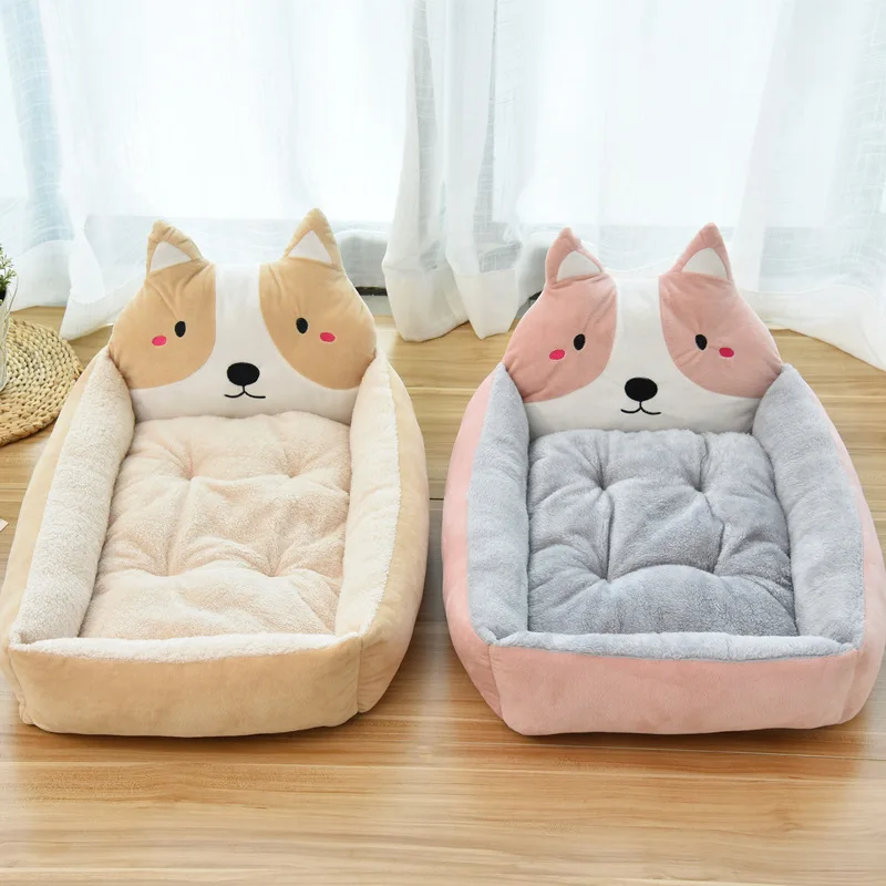 Dog Kennel Large Dog Warm Cat Kennel Online Celebrity Cartoon Pet Kennel Dog Bed Dog Pad Prodotti Per Animali Domestici All'Ingrosso