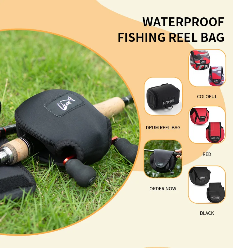 Description Picture 2 of itemLINNHUE Fishing Tackle Waterproof Bag Outdoor Waist Fanny Pack Capacity Crossbody Bag Fishing Lures Line Box Storage Accessories