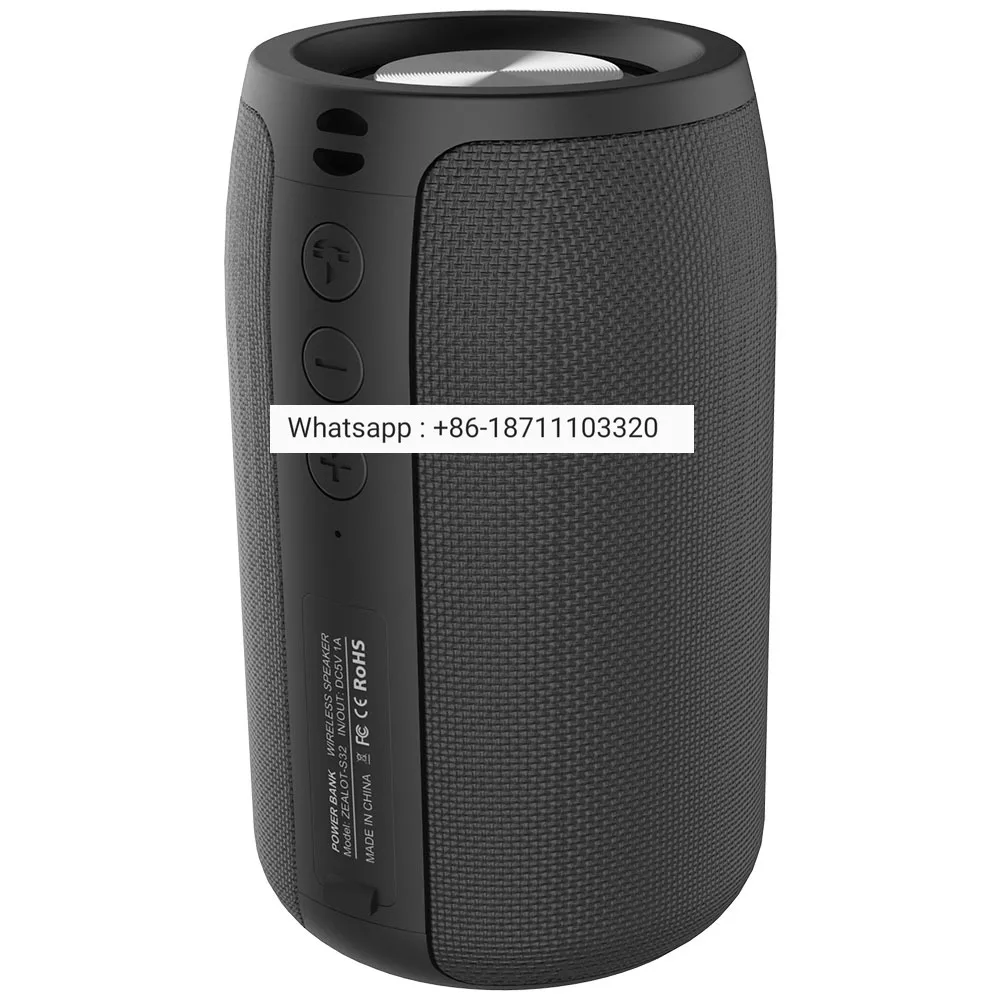 BT Wireless speaker, Outdoor portable, Waterproof, Dual pair, Stereo, Heavy bass,1500 minutes playing time