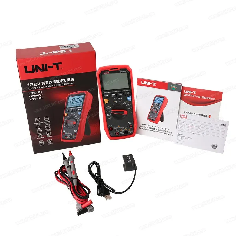 YYHC-UT61E True RMS AC DC Voltage Tester Relative Mode 22000 Counts Data Hold Auto Range Digital Multimeter