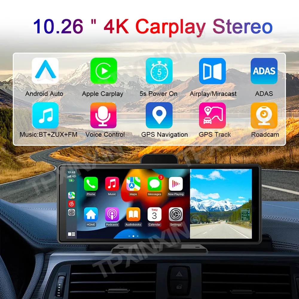 

10.26inch Car Radio Wince System MP5 Player Wired CarPlay Wired Android Auto Universal Multimedia Autoradio Car Stereo WIFI BT5