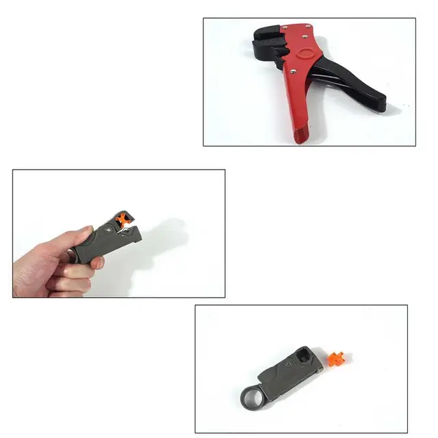 Drót Sztriptíz Kompakt Kábel Szerszám Kényelmes Markolati Vezetékes Crimper Elektronikus És Autójavításhoz 0,2-8 Mm² - Image 3