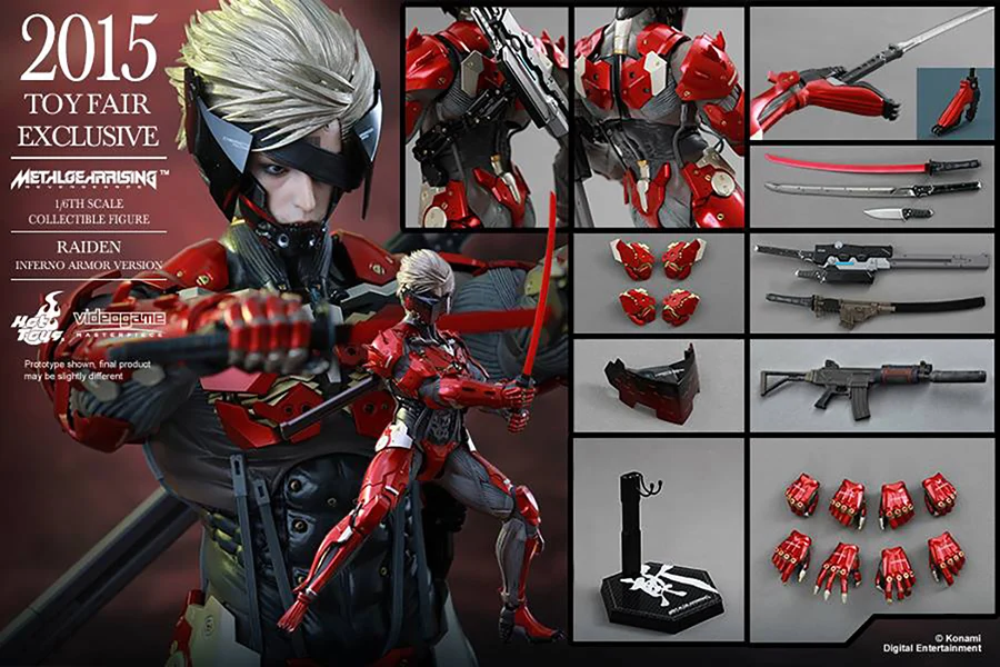 HT hottoys VGM19 Metal Gear Rising: Revengeance 1/6th scale Raiden
