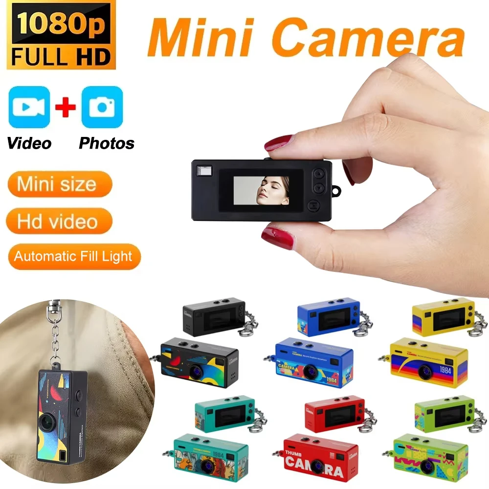 Mini G6 Thumb Camera 0.96inch Keychain Camera Student Party