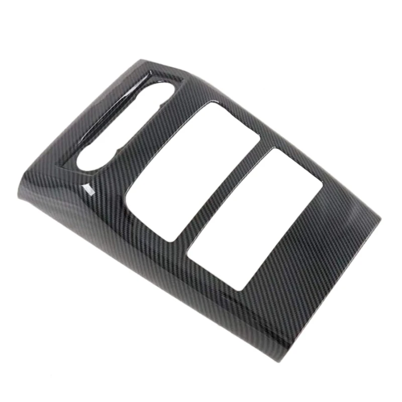 

Carbon Fiber Rear Air Conditioning Vent Outlet Anti-Kick Cover Trim Frame Fit For Ford Explorer 2020 Car Accessories