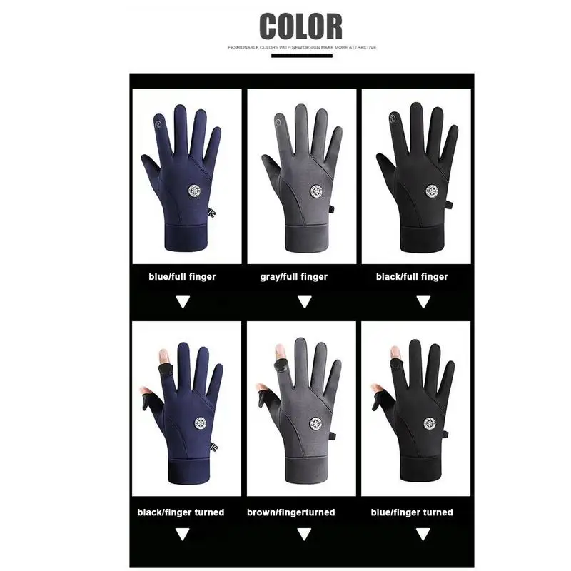 

Winter Biking Gloves Snow Gloves Cycling Warm Gloves Windproof Touchscreen Winter Gloves For Hiking Climbing Skiing