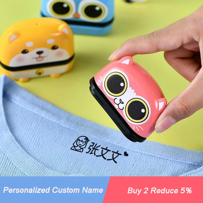 Personalized Kids Name Stamp Waterproof  Name Stamps Kids Clothes  Waterproof - Stamps Toys - Aliexpress