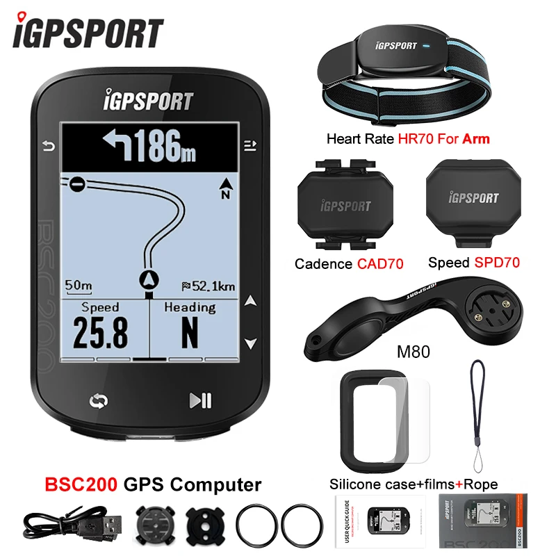iGPSPORT BSC200 GPS ANT + サイクリングバイクコンピュータ