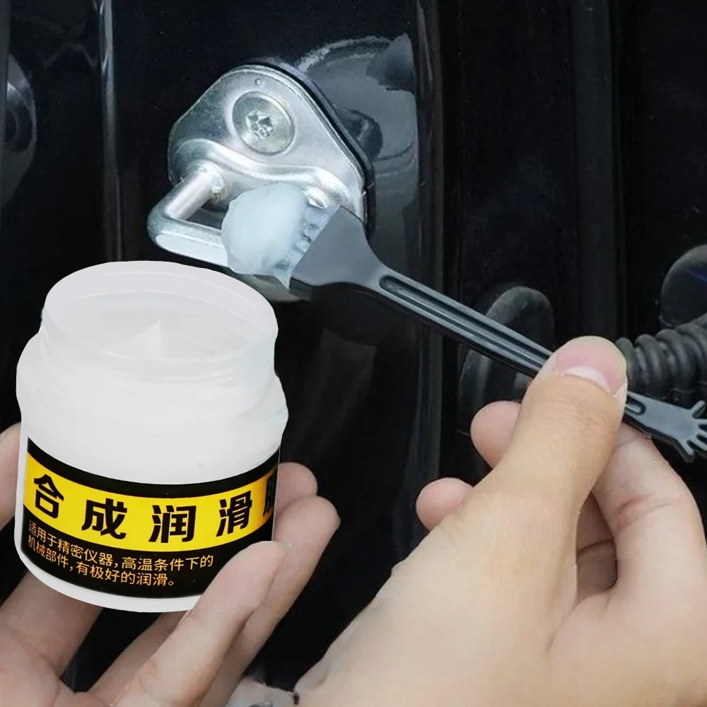 Silicone Grease Lubricant Synthetic Grease Lubricating Oil Car Sunroof Keypad Satellite Shaft Rail Gear Bearing Mechanical O-ring Silicone Oil with Brush car lubricant silicone grease lubricant silicone grease grease lubricant