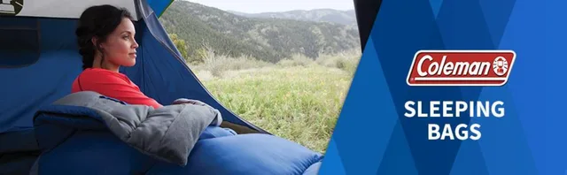 Coleman Brazos Cold-Weather Sleeping Bag, 20°F/30°F Lightweight