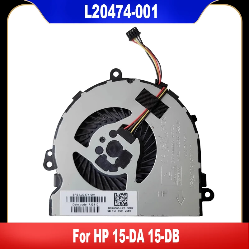 

L20474-001 новый оригинальный для HP 15-DA 15-DB 15-DR охлаждающий вентилятор для ноутбука, охлаждающий вентилятор, радиатор высокого качества 100% протестирован