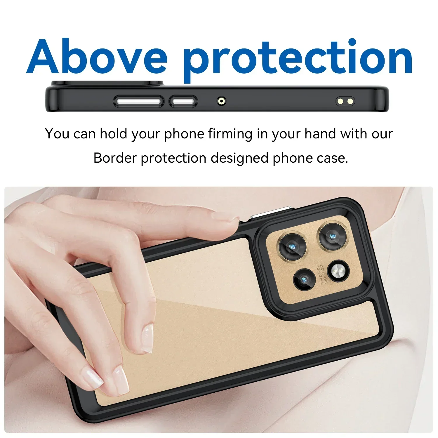 Vibrant Transparent Smartphone Protective Case