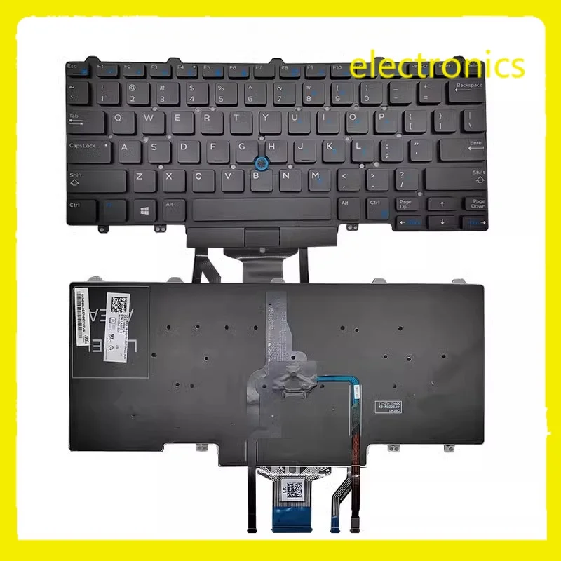 

E7450 US клавиатура для ноутбука Dell Latitude E5450 E5470 E7470 E5480 E5490 7480 7490 5480 5488 95% Новинка