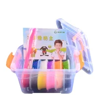 12/24/36 Colors Air Dry Plasticine Modeling Clay for Children Polymer Educational 5D Toy Kids Gifts Play Light Playdough Slime 2
