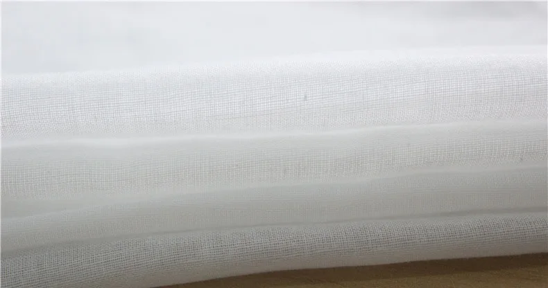 150cm wide Soft/Thin Plain White Cotton Lining Fabric Material 60s Cotton Voile Fabric Gauze For Curtain/Pocket Lining X1455