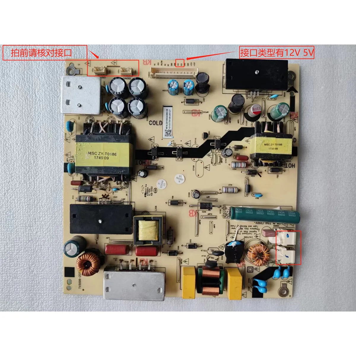 

for Haier LS55H610G 55KX1 55N6 Power Board TV5006-ZC02-02, Please CheCk The Interface Before Shooting