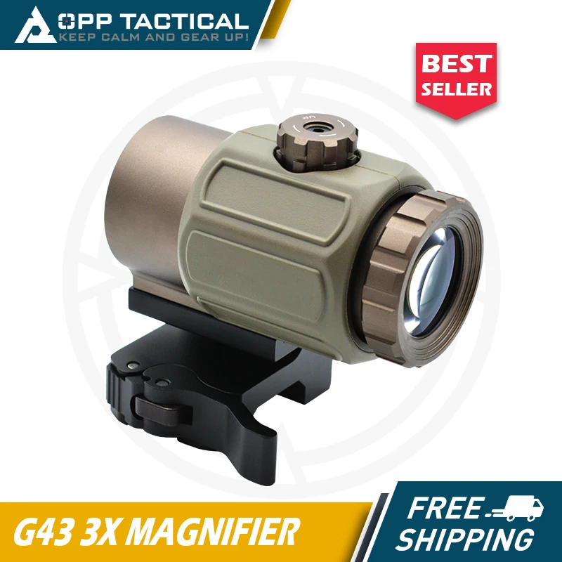 3x Magnifier Airsoft Tactical Magnifiers Opp Tactical G43 G43