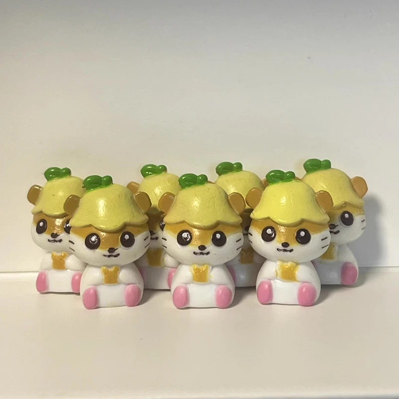귀여운 코로코로쿠린 PVC 키체인 볼 키체인, 미니 귀여운 햄스터 키체인, 작은 선물