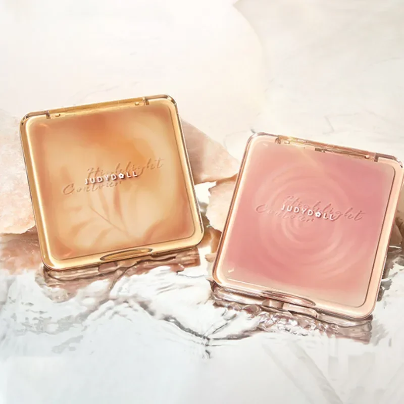 Judydoll Highlight Facial Contouring Palette Matte Brighten Three-dimensional Shadow Lasting Glow Shimmer Powder Cosmetics