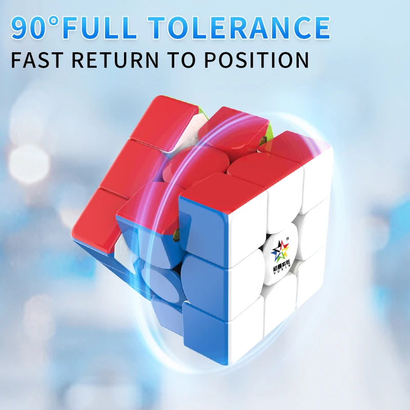 [JudyCube] Yuxin Huanglong 3X3 M V2 Magnetic Magic Speed Cube Stickerless Huanglong 3M Fidget Toys Cubo mágico Puzzle 5