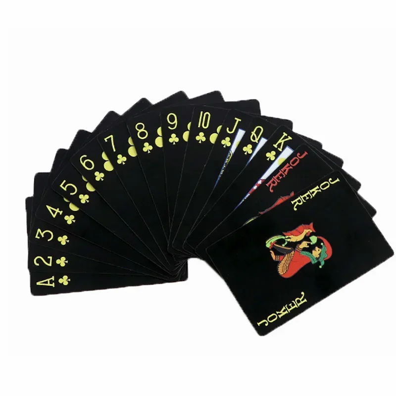 Colorful Playing Cards Frosted Waterproof Plastic 57x87mm playing cards plastic playing cards
