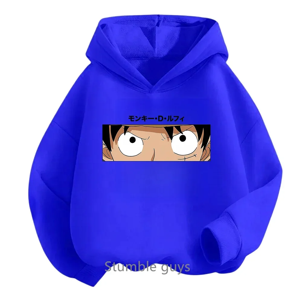 thumbnail image 1 of Ropa de primavera y otoño para niños, sudadera de una pieza para niños, ropa para niñas, sudadera de dibujos animados de Anime Luffy Zoro, traje para adolescentes, camisetas con capucha de Sonic, 1 of 5