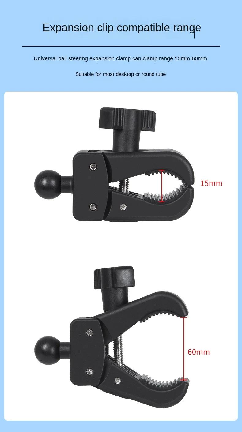 Handy Tablet Universal halterung großer Clip Multifunktions-Mehrfach verlängerung Multi-Positions halter Zubehör – Detail 6