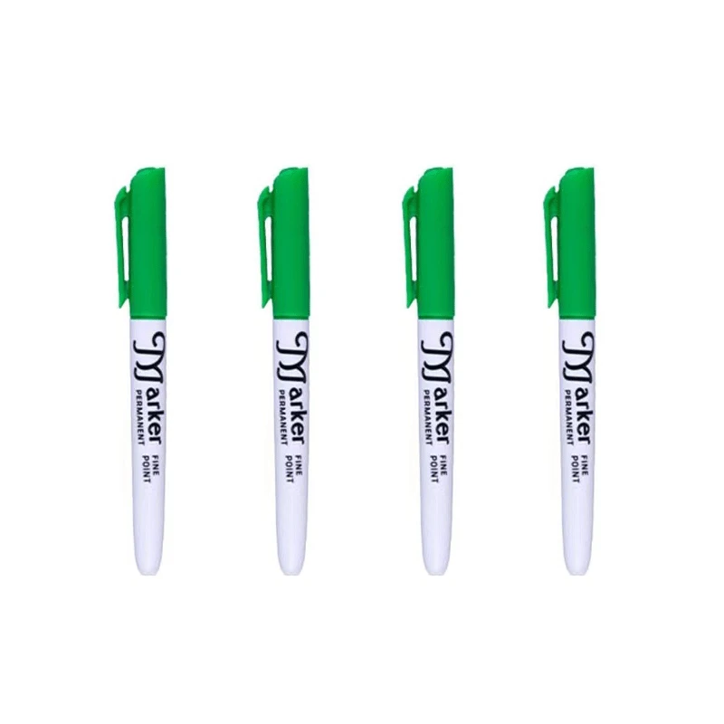 4 قطعة/المجموعة علامة دائمة لا يمحى أقلام زيتية مق...