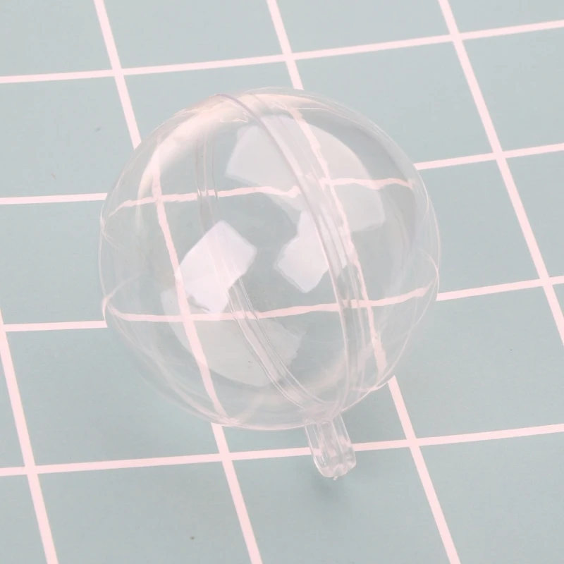 

Y1UB Изысканная прозрачная безделушка, подвесной полый шар, украшения для свадебной вечеринки, диаметр 12 см