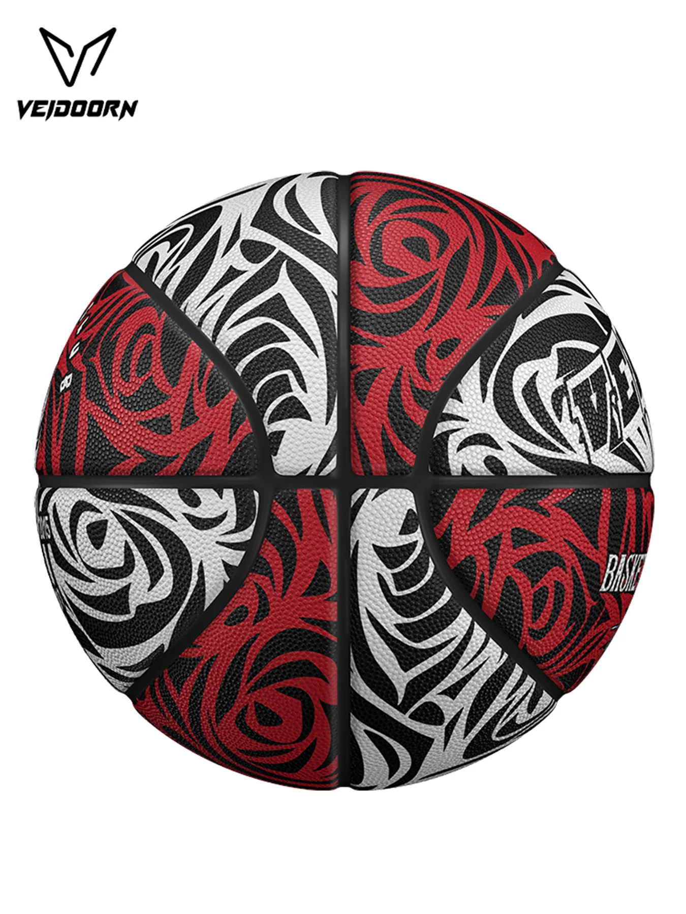 Veidoorn Rose Pattern Basketball - Image 5