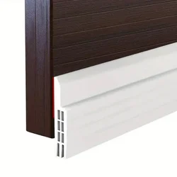 Door Draft Stopper & Noise Insulation Weather Stripping Guard - 50mm (White)