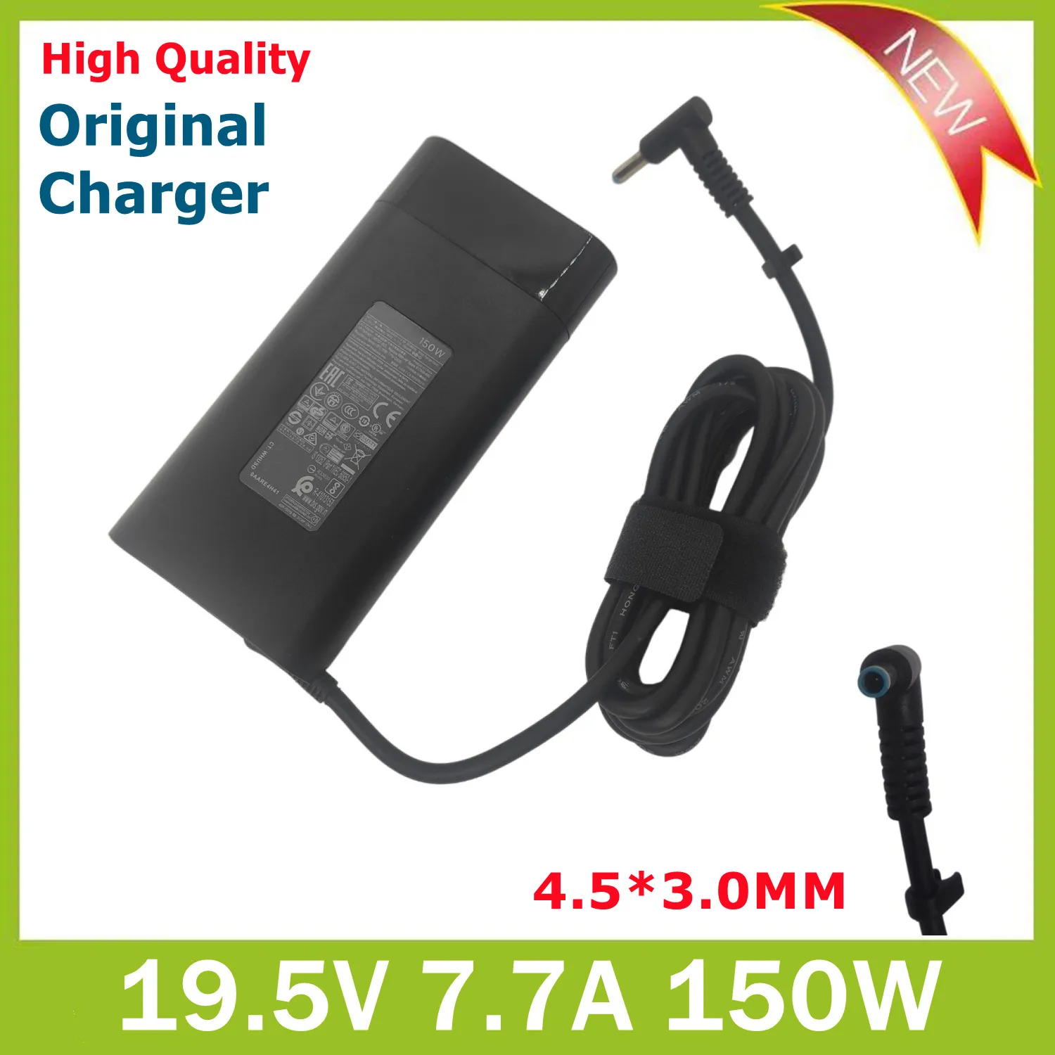 

150W 19.5V 7.7A Slim AC Adapter Laptop Charger for HP Pavilion 15 17 Zbook 15 G3 G4 G5 G6 OMEN 15 17 TPN-DA03 TPN-DA09 775626003