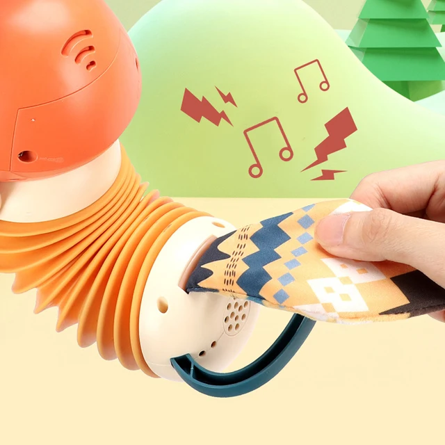 Mini Cartoon Fox Accordion Baby Music Toy Kids Instrument Educational for Children Gifts To Appease The Toy 4