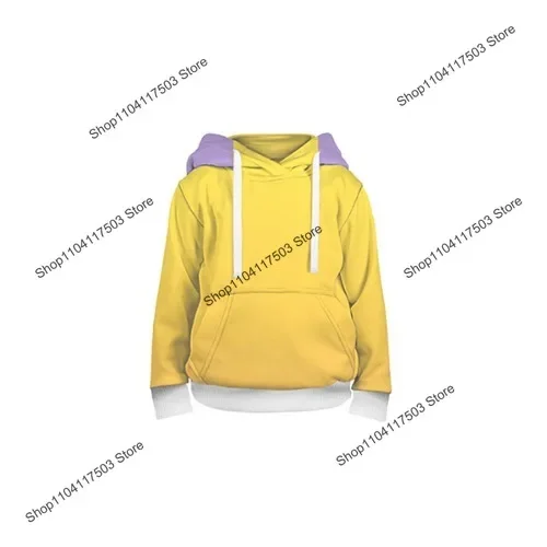 4T-14T Kids Hoodie Print 3D Hooded Pullover Cosplay Kenji Juju Shade Edgar Harajuku Casual Tracksuit Cool Autumn Hoody Tops