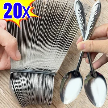 Cucchiaio in acciaio inossidabile manico lungo cucchiaio da zuppa dessert anguria palette latte caffè cucchiaino stoviglie da cucina utensili all'ingrosso 1