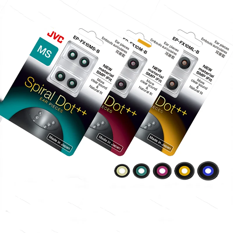 Japan JVC Spiral Sleeve FX10 Gold Award Sleeve Spiral dot++ Earplug