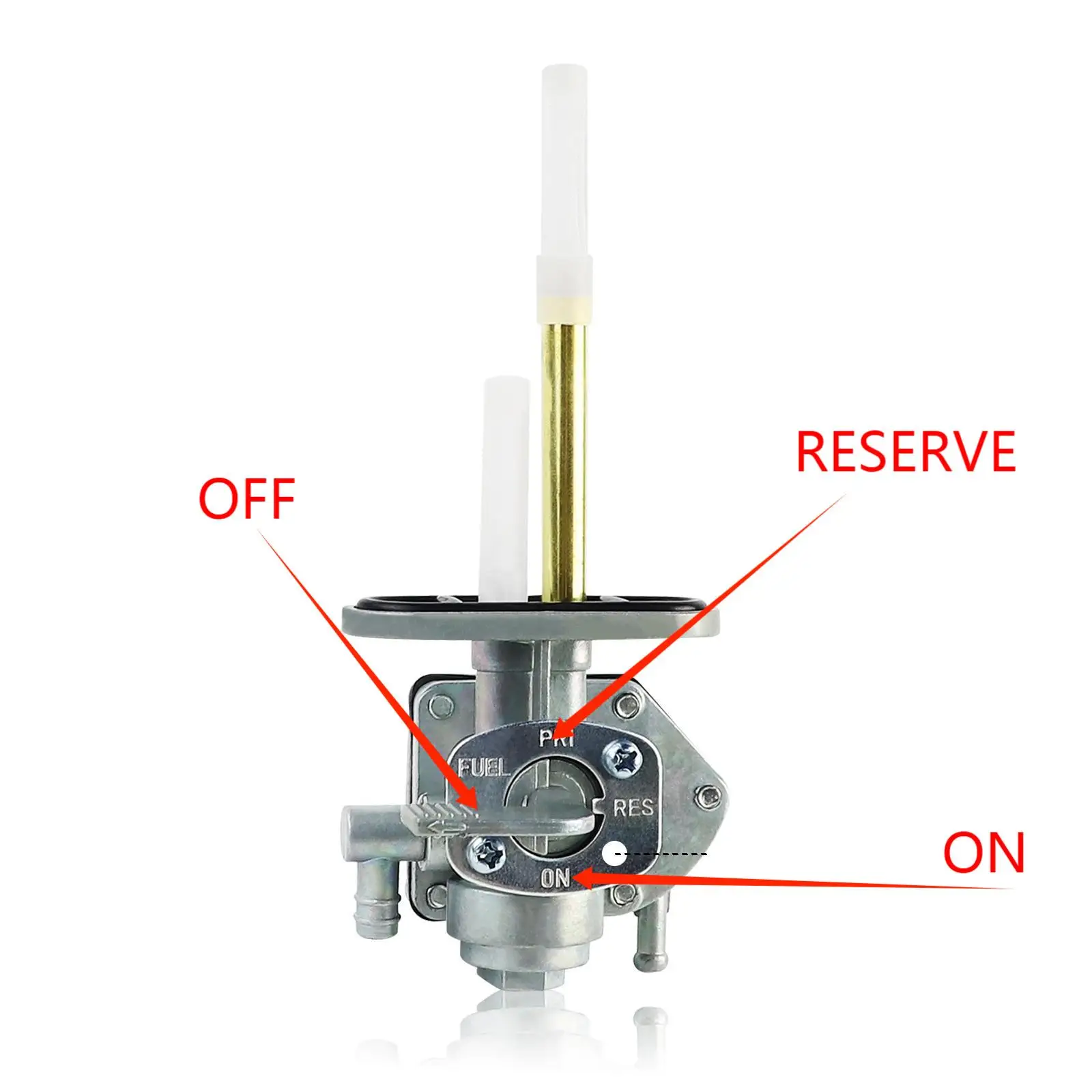 Robinet De Commutation De Réservoir De Carburant Petcock, Pour