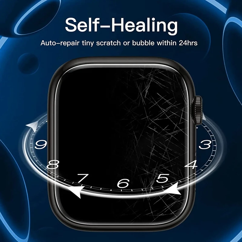 Watch Screen Protector 5PCS Hydrogel Film for Apple Watch Ultra 2 1 49MM 6 5 4 SE 40/44MM Series 7 8 9 41MM 45MM