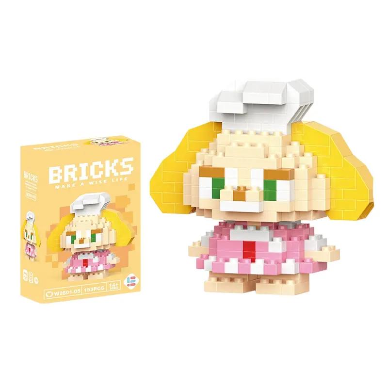 Disney 214 style Winnie LinaBell StellaLou Building Blocks Princess Cartoon Figrues Bricks Children's Assembly Toys Model Gift - Image 12