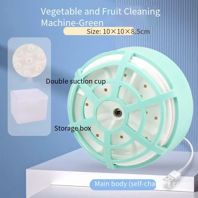 Convenient Home Small High-Power Usb Portable Fruit And Vegetable Cleaning Purifier Kitchen Vegetable Washing Strong Helper. 6