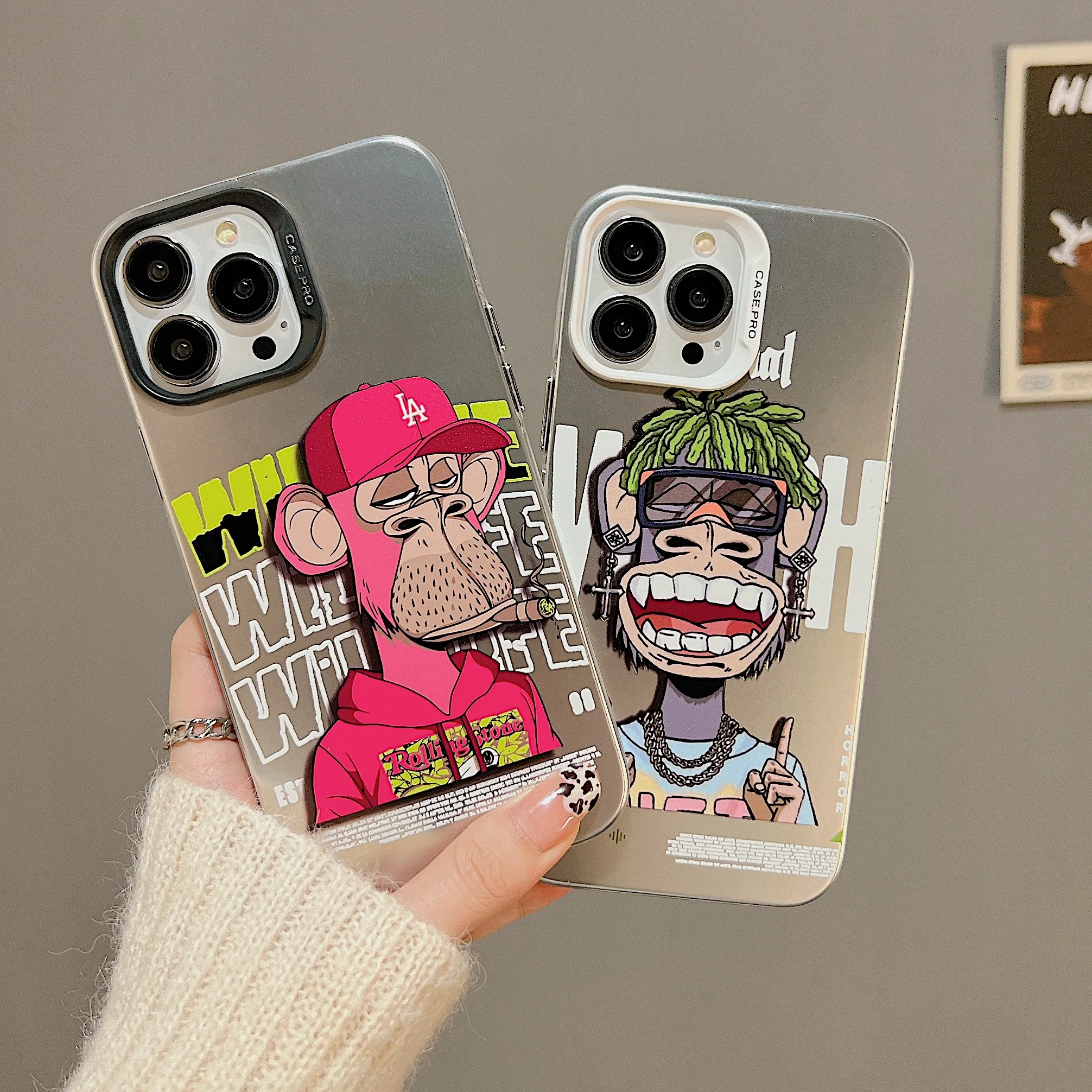 Nft Ape Club Head Portrait Phone Case Per Iphone 12 13 14 Pro Max Noioso Ape