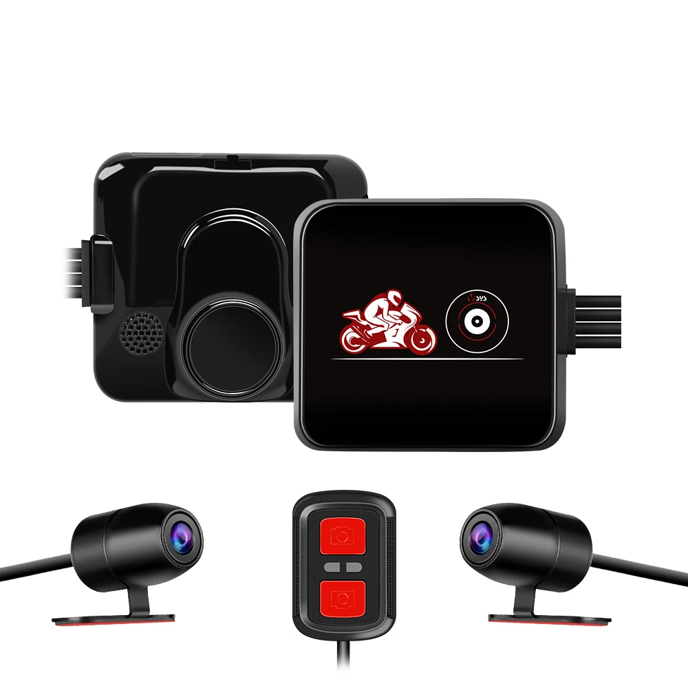 

VSYS SYS Dual Mini Size D6HL 1080p FHD motorcycle DVR wifi camera waterproof Dash Camera front and rear view Motor recorder