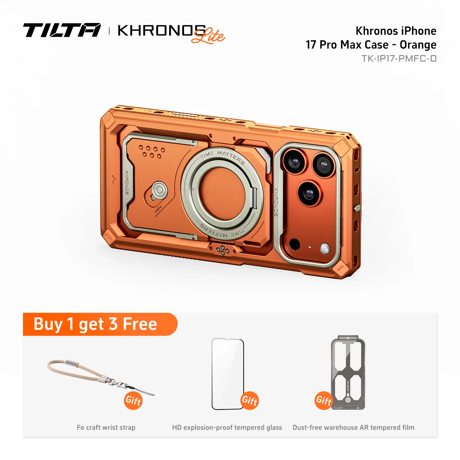 TILTA Khronos Classic 17 Pro/ Pro Max Mobile Video Cage for iPhone