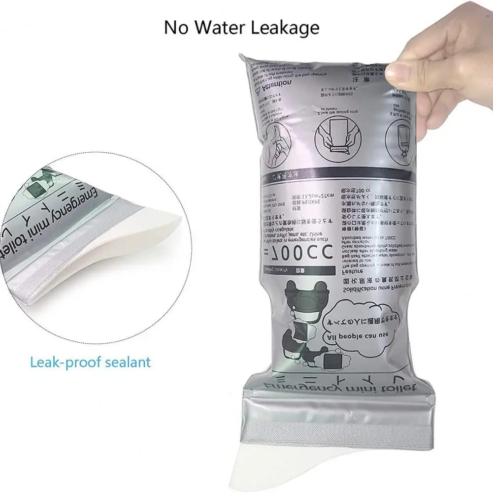 Instant Absorbent Pee Bag Travel Pee Bags Leakproof Disposable Urine Bags for Men Women Traffic Jam Emergency Camping Unisex urine bag disposable urine bag