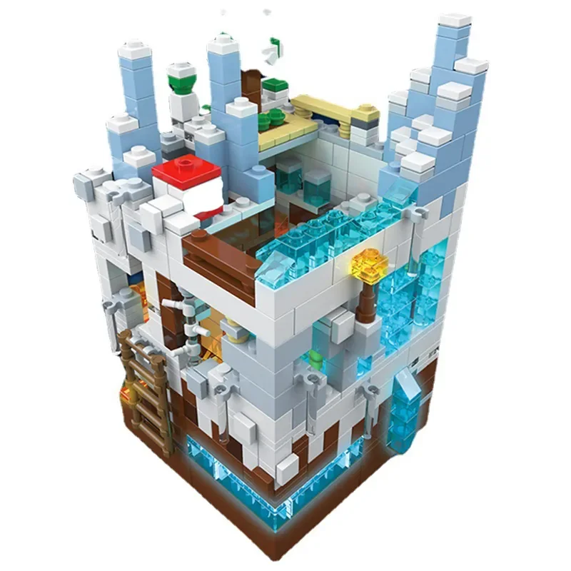

My Building Blocks LED Kit World Bricks World House Assembling Educational Kids Toys Boys For Children Gift